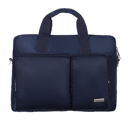 File Messenger Bag 16 Inch Brown Faux Leather Office Bag | Laptop Bag for Men EB-620