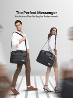 uppercase 14L Omega 03 Professional Laptop Messenger Bag | up to 15.6''| 3x More Water Resistant