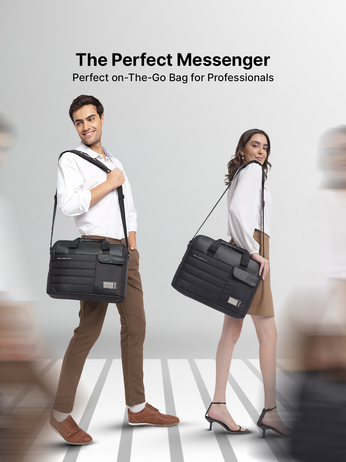 uppercase 14L Omega 03 Professional Laptop Messenger Bag | up to 15.6''| 3x More Water Resistant