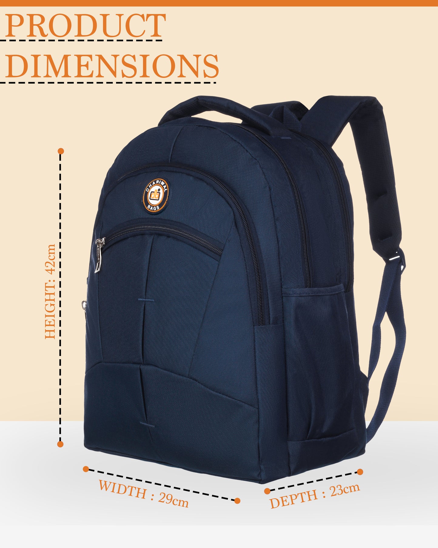 Dhariwal Backpack for Men & Women | Office, Travel, School, College bag| 33L BP -241