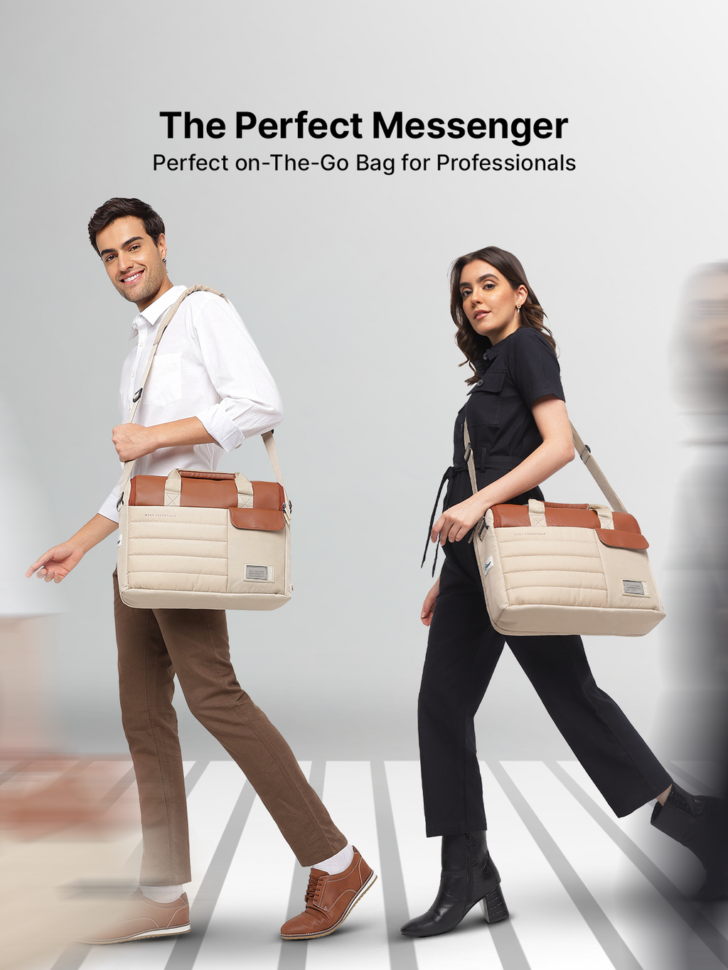 uppercase 14L Omega 03 Professional Laptop Messenger Bag | up to 15.6''| 3x More Water Resistant