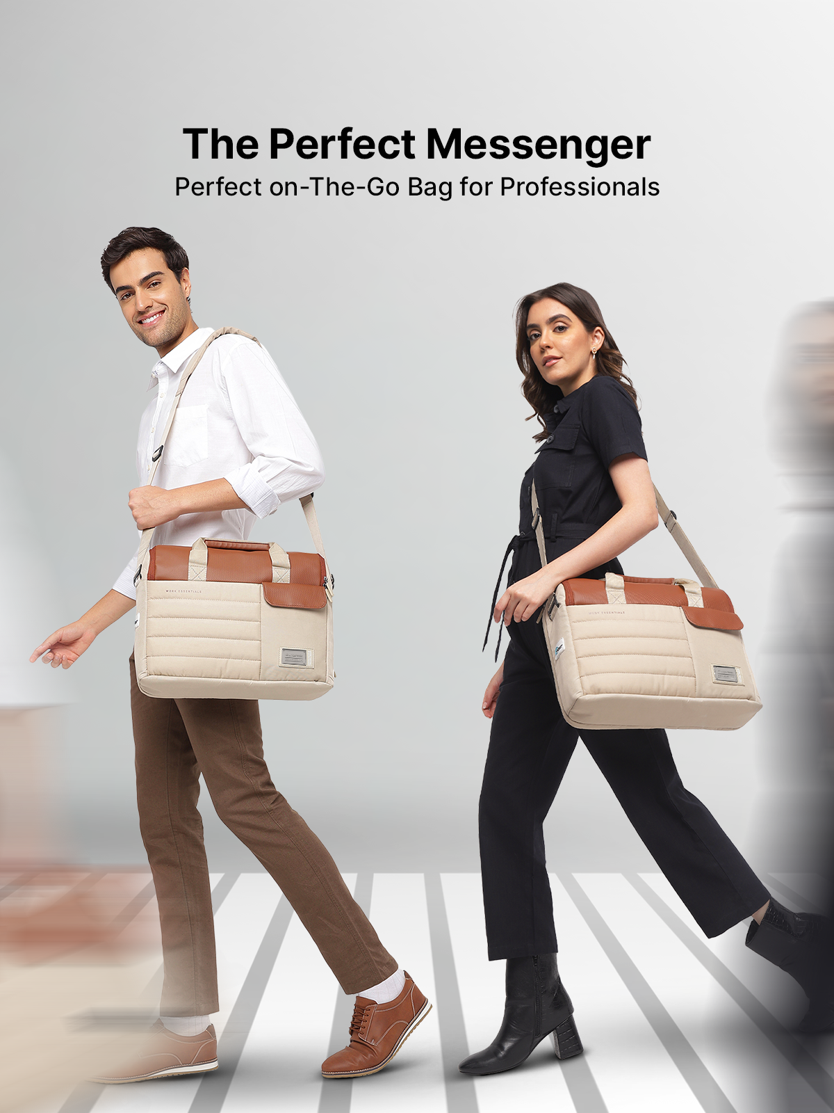 uppercase 14L Omega 03 Professional Laptop Messenger Bag | up to 15.6''| 3x More Water Resistant