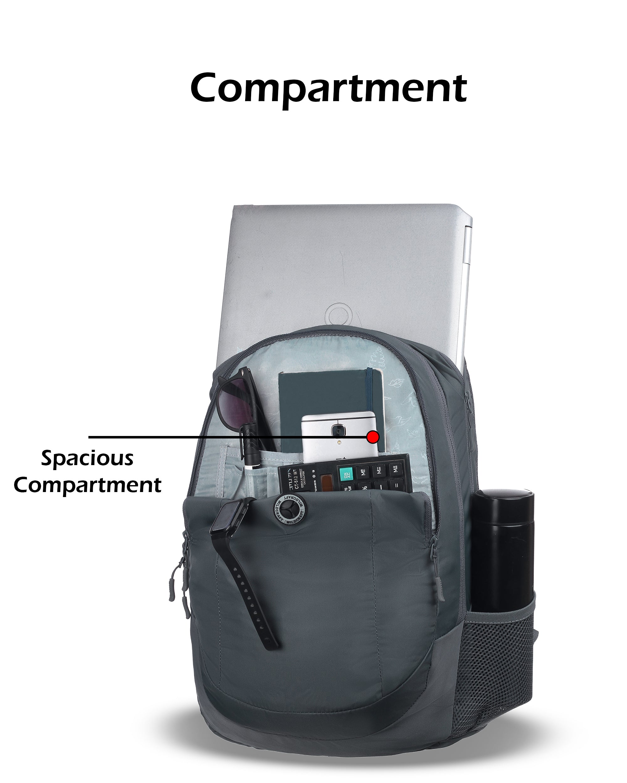 Wildcraft Power Laptop Backpack 28L Bag For Men & Women