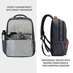 Gear Vintage 4 19"/29L Anti Theft Faux Leather  4 Compartment Laptop Backpack /Casual Backpack College Bag For Men/Women