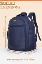 Dhariwal 42L BP-256 Laptop & File Compartment Backpack Travel/School/College/Office Work & Daily Use Bag For Men & Women