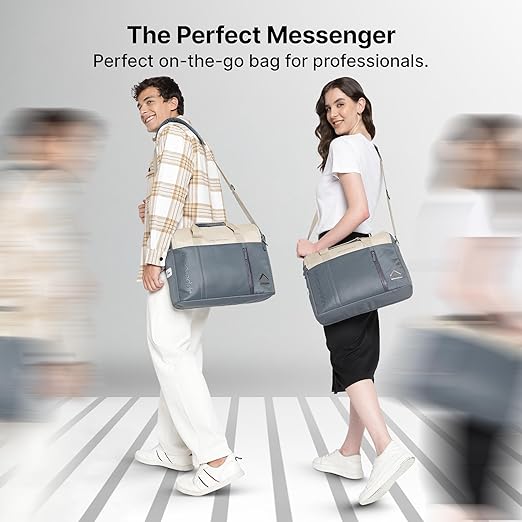 Uppercase 14L Omega 02 Professional Laptop Messenger Bag | upto 15.6''| 3x More Water Resistant