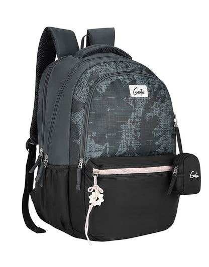 Genie Nora Backpack For Girls |19 Inch-40 Litres