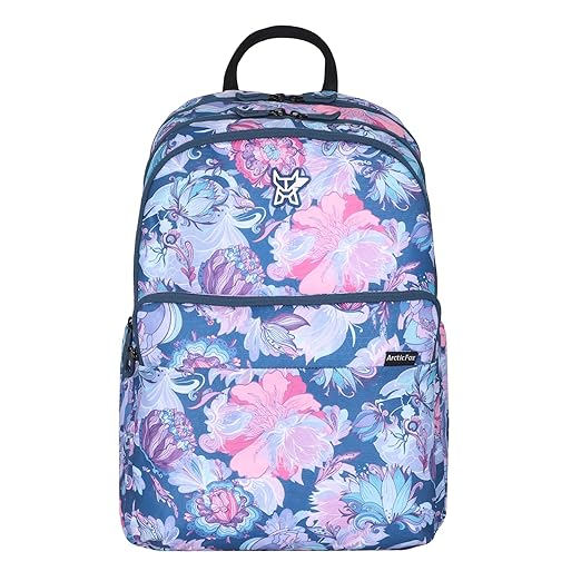 Arctic Fox Blossom  School Backpack for Boys and Girls -  Dark Denim 22 Ltr