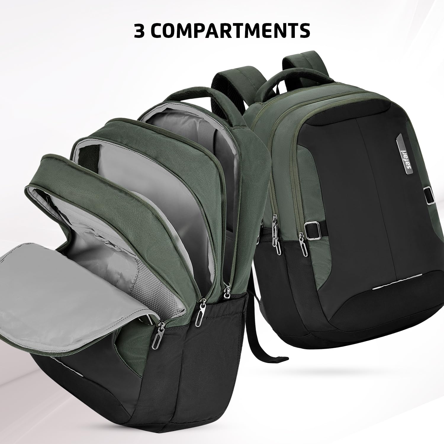 SAFARI  Spade 2  Large 34 L Laptop Backpack With RainCover