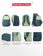Genie Twist Backpack For Girls |19 Inch-40 Litres
