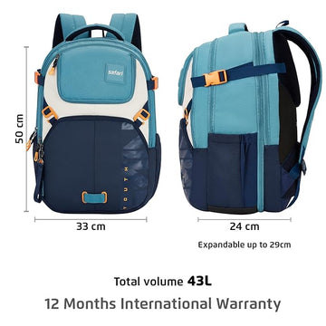 SAFARI Expand 13 Large 43 L Laptop Backpack – Dhariwal Bags SAFARI Expand 13 Large 43 L Laptop Backpack – Dhariwal Bags