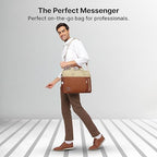 Uppercase 14L Omega 02 Professional Laptop Messenger Bag | upto 15.6''| 3x More Water Resistant
