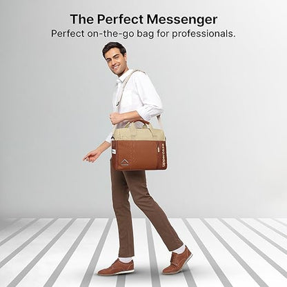 Uppercase 14L Omega 02 Professional Laptop Messenger Bag | upto 15.6''| 3x More Water Resistant