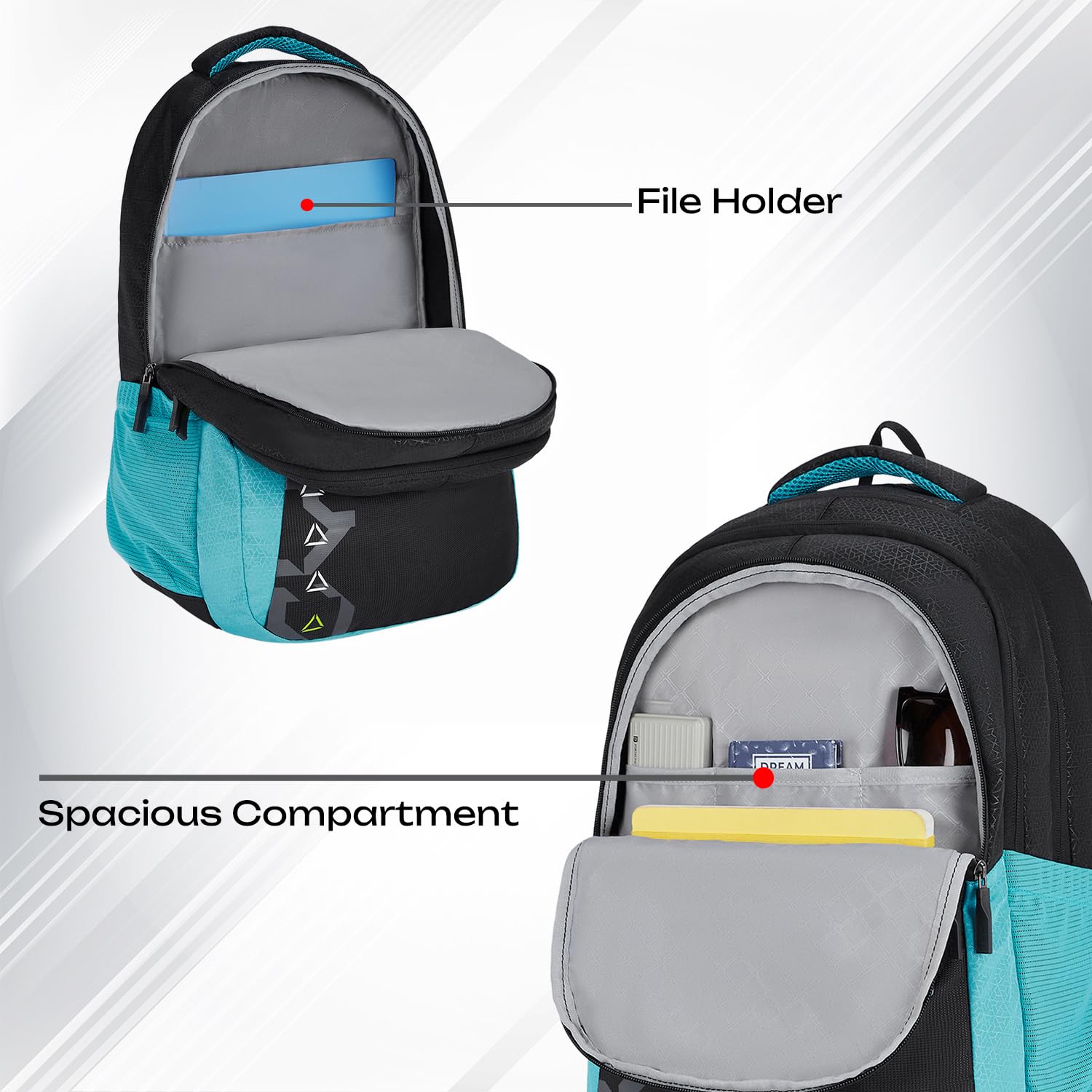 SAFARI Bonus 8 School & College Backpack-37 L  (Black)