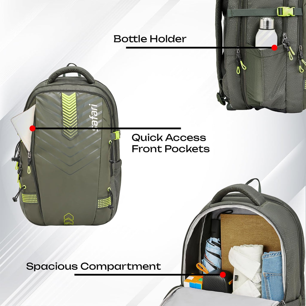 SAFARI Expand 18  Laptop Backpack -43 L (Black)