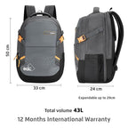 SAFARI Expand 14 Large 43 L Laptop Backpack