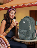 Genie 40 L Marilit Laptop  School Backpack For Girls |19 Inch - Grey