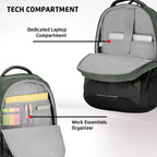 SAFARI  Spade 2  Large 34 L Laptop Backpack With RainCover
