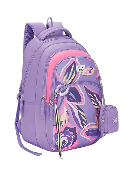 Genie Enchant  27 L Backpack For Girls |17 Inch - Purple