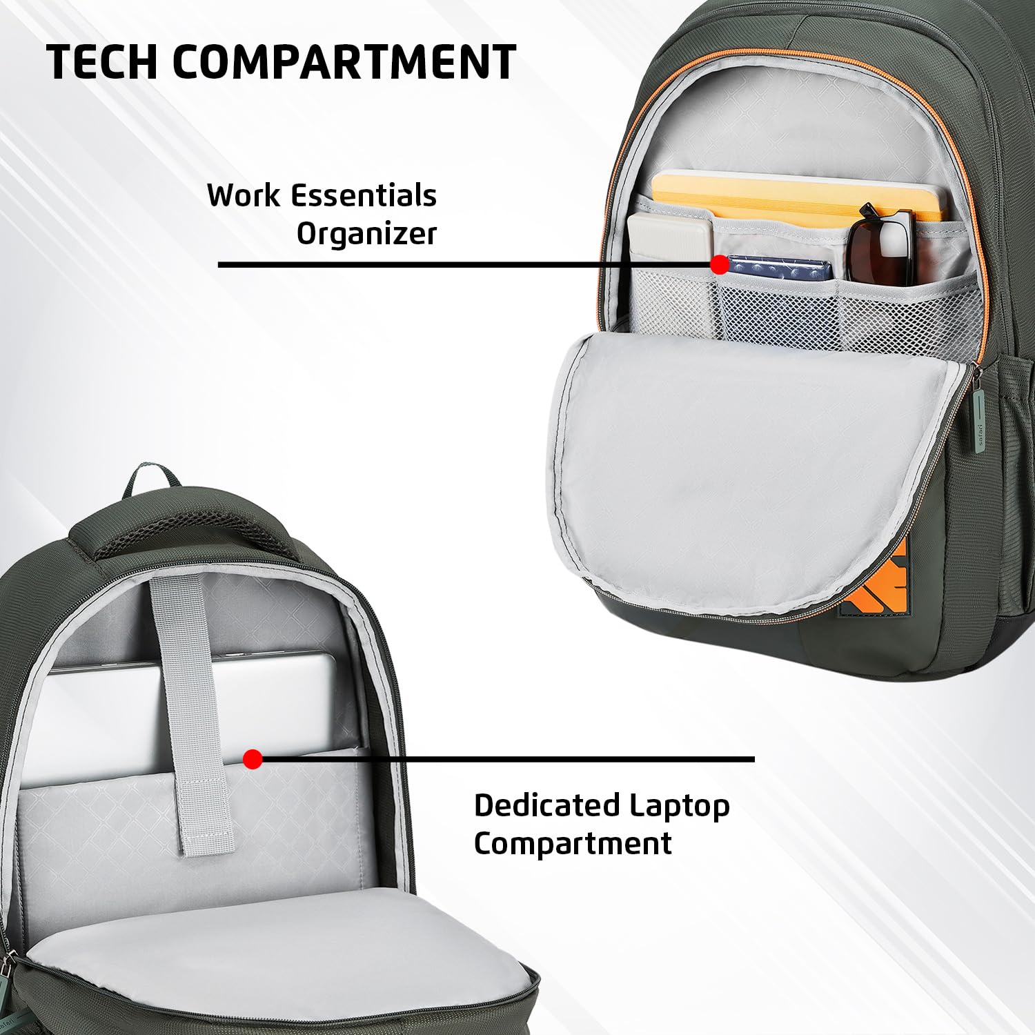 SAFARI Aura 4  Laptop Backpack -37 L