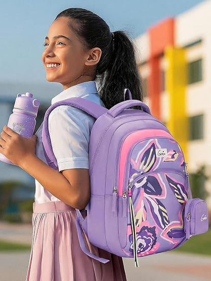 Genie Enchant  27 L Backpack For Girls |17 Inch - Purple