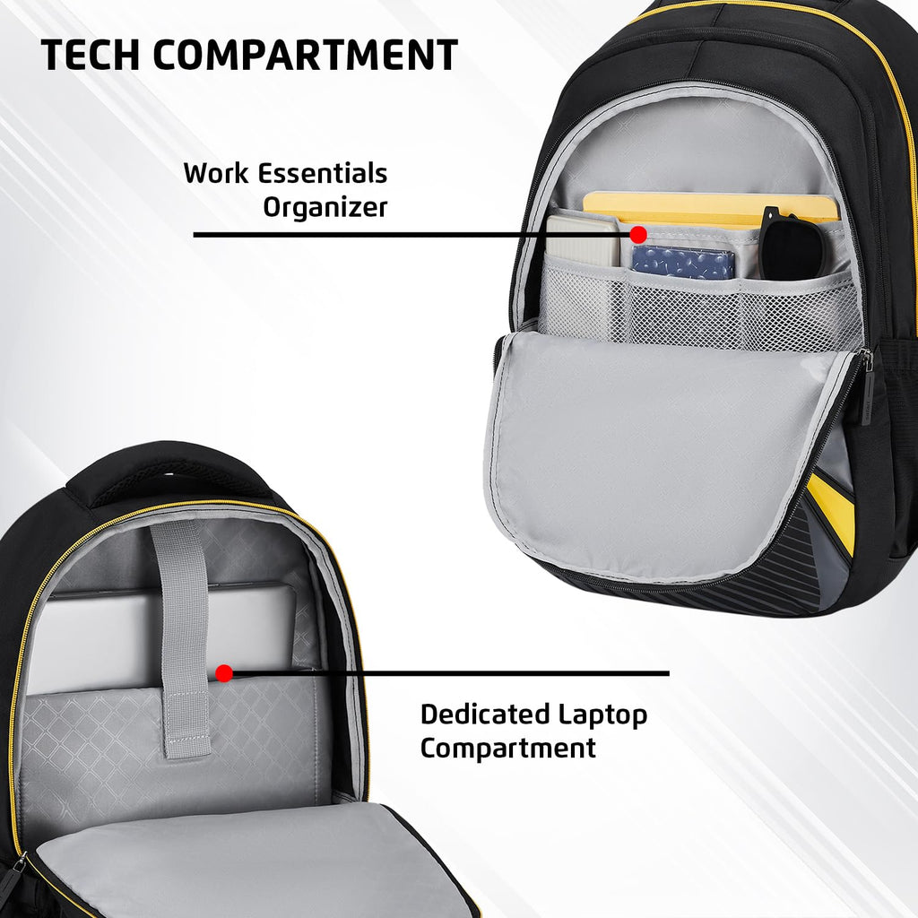 SAFARI Aura 3  Antitheft ,Trolley Sleeve & Laptop Backpack -37 L