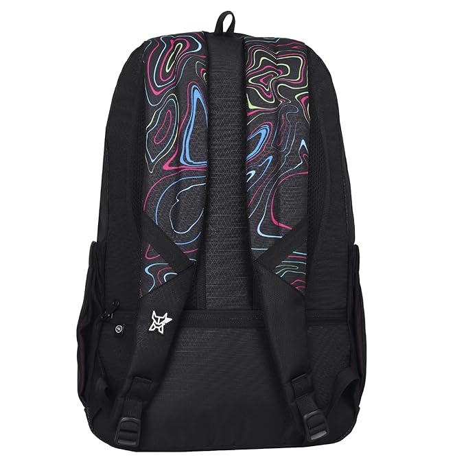 Arctic Fox Color Strike Black 37 Liters, 15.6 inch Laptop Backpack for Men and Women