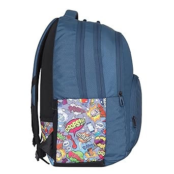 Arctic Fox Comic Castel Rock  School Backpack for Boys and Girls- 33 Liters