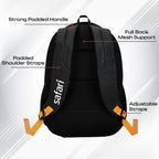 SAFARI Duplex 5 Armor Base, File holder, Rain Cover Backpack -32 L (Black)