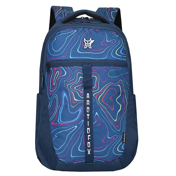 Arctic Fox Color Strike Black 37 Liters, 15.6 inch Laptop Backpack for Men and Women