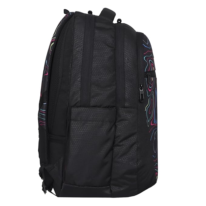 Arctic Fox Color Strike Black 37 Liters, 15.6 inch Laptop Backpack for Men and Women