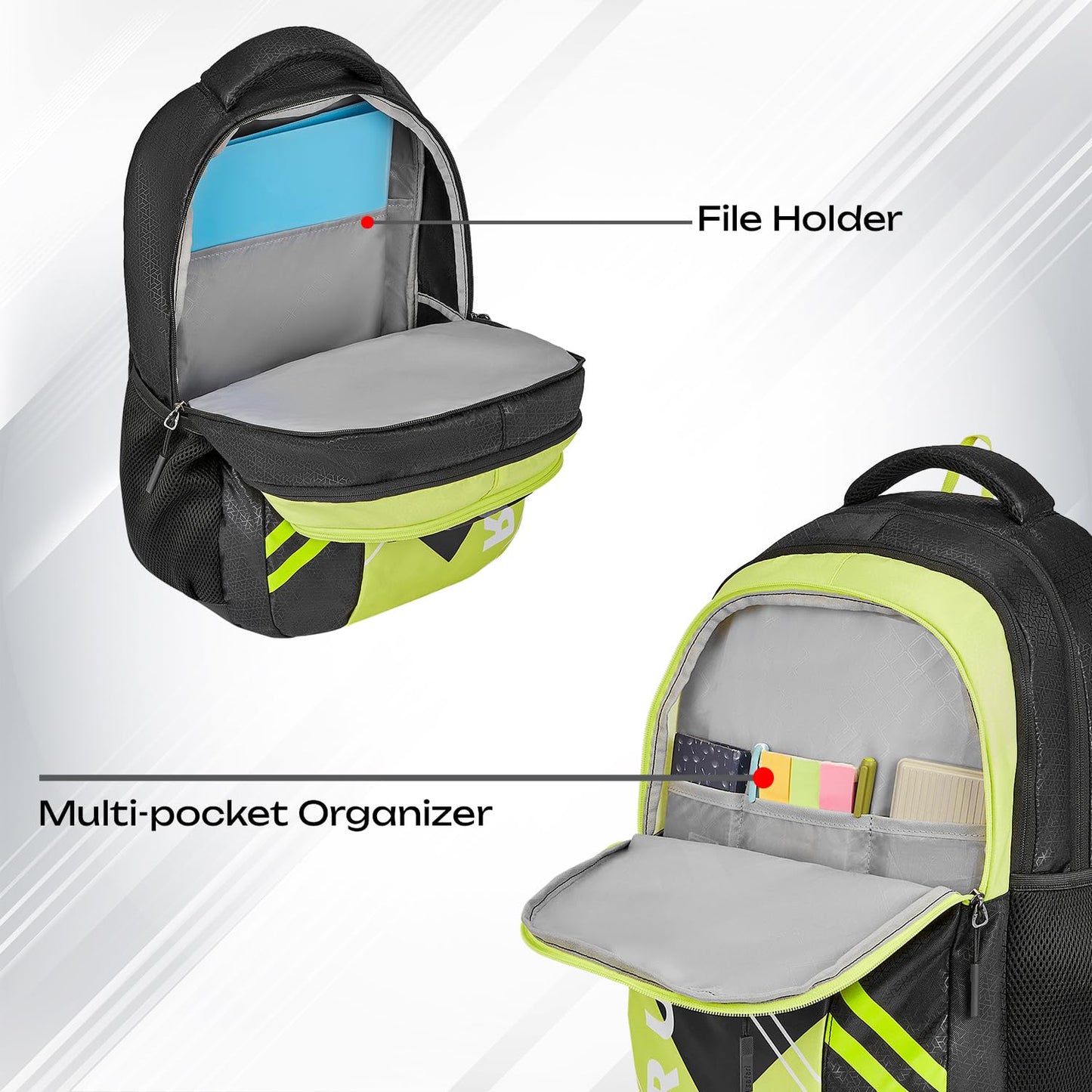 SAFARI Triplex 7 Armor Base, File holder, Rain Cover Backpack-37 L