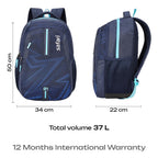 SAFARI Triplex 6 Armor Base, File holder, Rain Cover Backpack -37 L