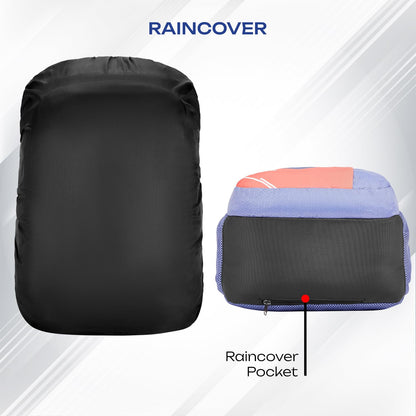 SAFARI Triplex 7 Armor Base, File holder, Rain Cover Backpack-37 L