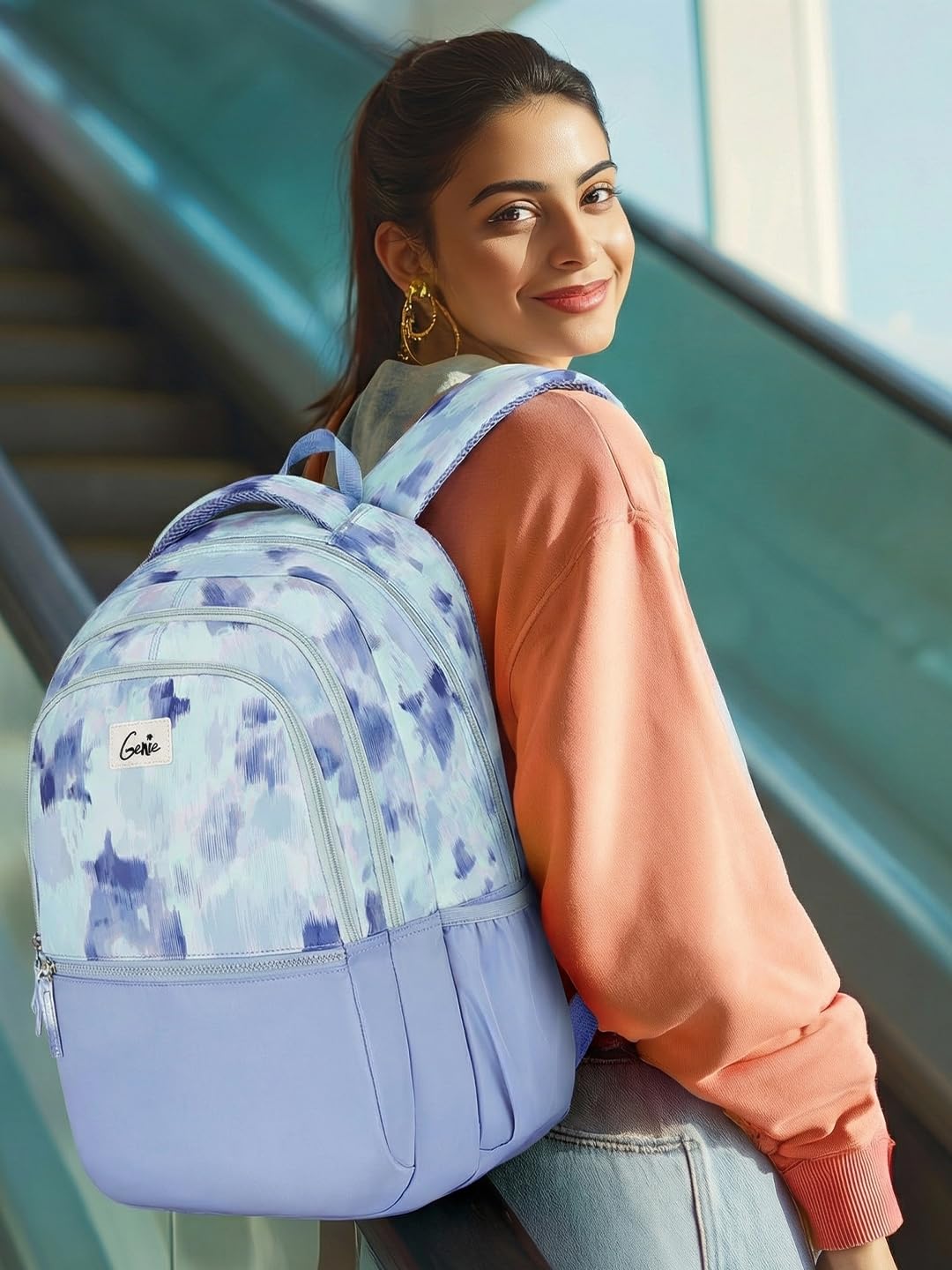 Genie Serena Backpack For Girls |19 Inch-36 Litres