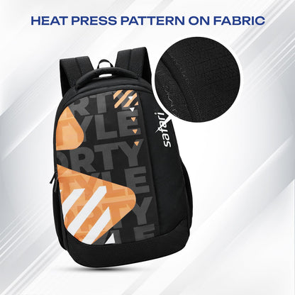 SAFARI Duplex 5 Armor Base, File holder, Rain Cover Backpack -32 L (Black)