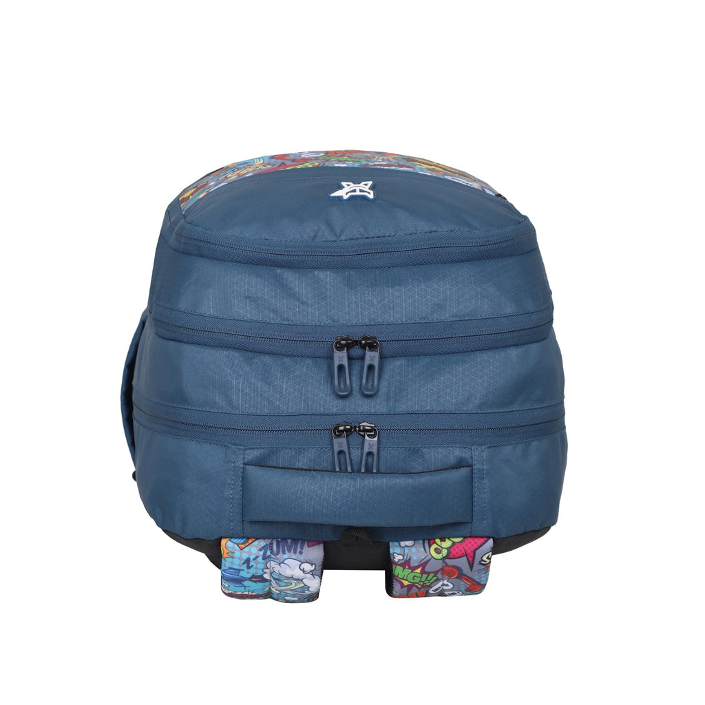 Arctic Fox Buffoon  15.6 inch Laptop Backpack for Men and Women -37 Liters (Dark denim)