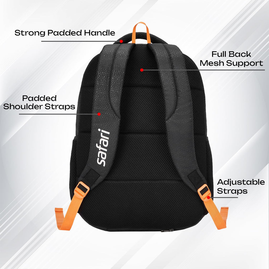 SAFARI Triplex 6 Armor Base, File holder, Rain Cover Backpack -37 L