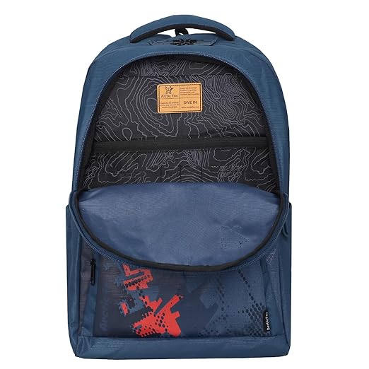 Arctic Fox Acrobat Dark Denim 33 Liters, 15.6 inch Laptop Backpack for Men and Women