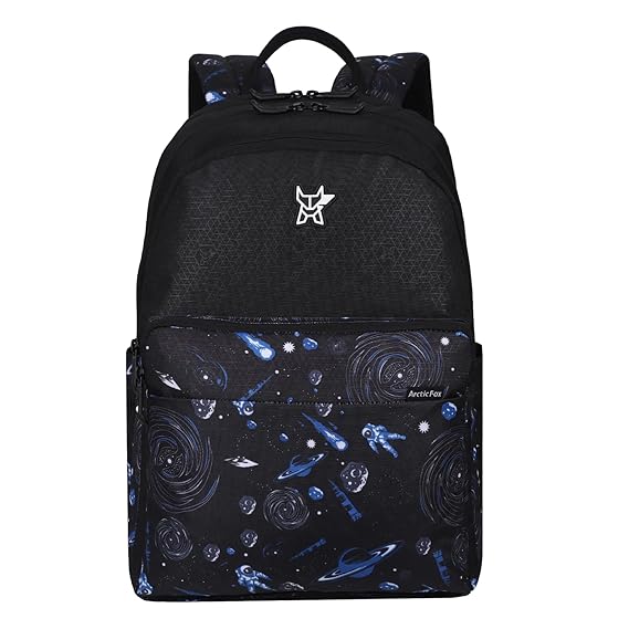 Arctic Fox Galaxy School Backpack for Boys and Girls-22 Ltr