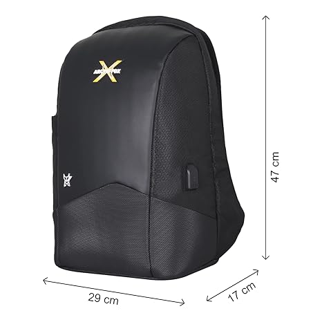 Arctic Fox Slope -Maverick Anti-Theft  Laptop bag and Backpack -Black 23 Ltr