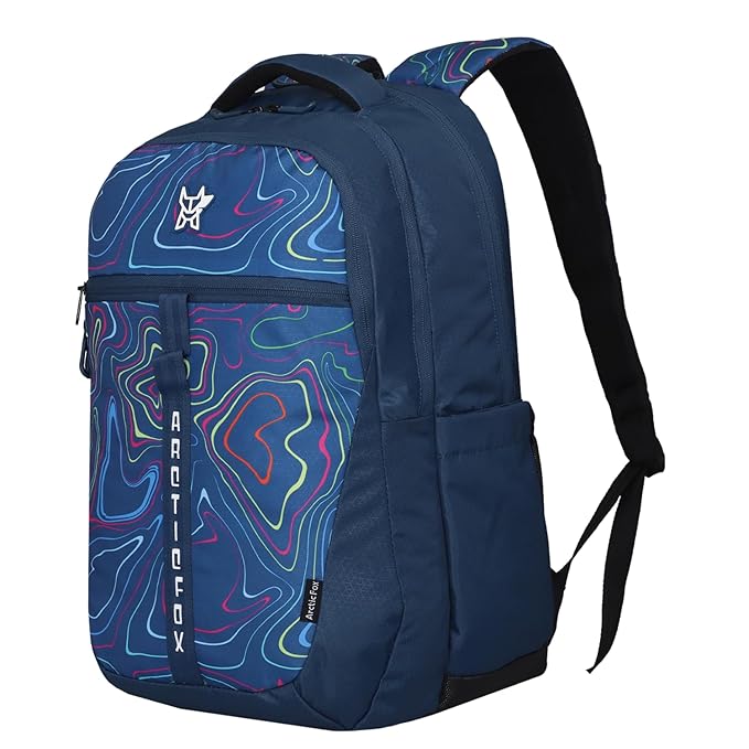 Arctic Fox Color Strike Black 37 Liters, 15.6 inch Laptop Backpack for Men and Women