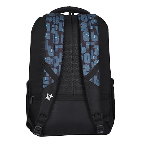 Arctic Fox Quantum  School Backpack for Boys and Girls -  33 Liters (BLACK)