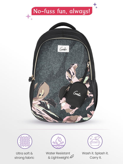 Genie Seabloom Backpack For Girls |19 Inch - 36 L