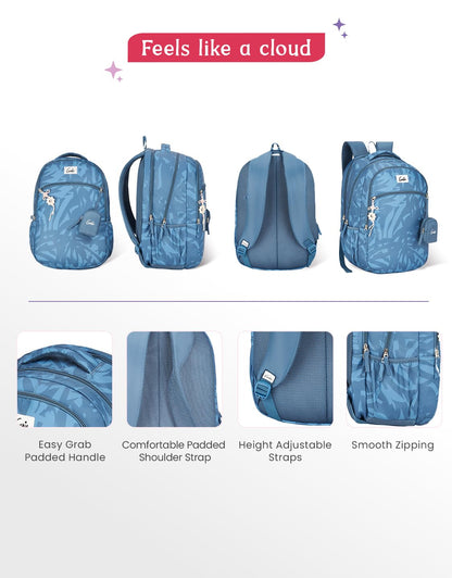 Genie Velora Backpack For Girls |19 Inch-40 Litres
