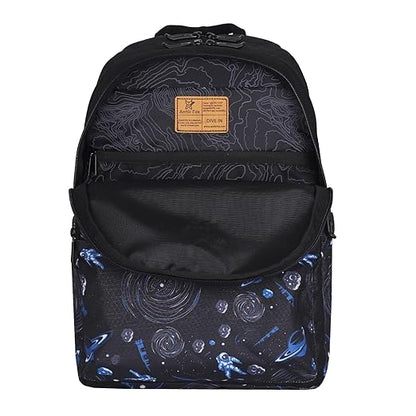 Arctic Fox Galaxy School Backpack for Boys and Girls-22 Ltr