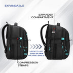 SAFARI Expand 18  Laptop Backpack -43 L (Black)