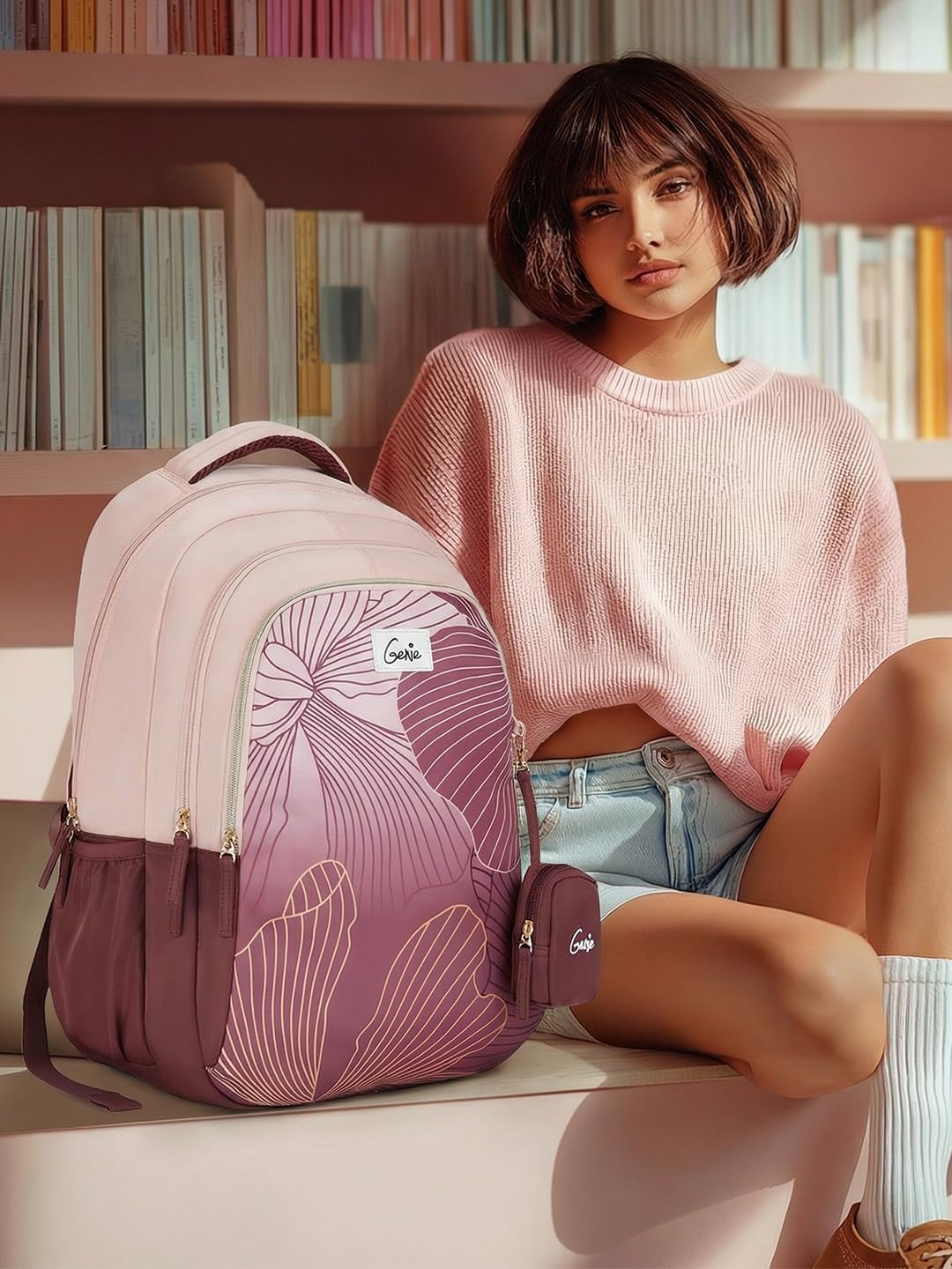 Genie Emberlit  Laptop Backpack  For Girls |19 Inch- 36 L