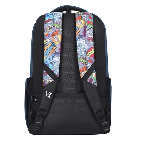 Arctic Fox Buffoon  15.6 inch Laptop Backpack for Men and Women -37 Liters (Dark denim)