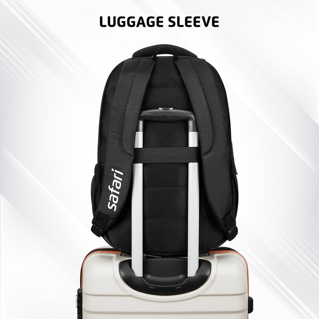 SAFARI Aura 3  Antitheft ,Trolley Sleeve & Laptop Backpack -37 L
